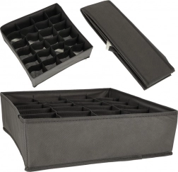 Tekstilni organizator za predale za perilo, nogavice in dodatke – 24 prekatov