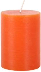 Rustikalna sveča Provence 10 cm – Oranžna