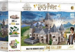 TREFL Brick Trick Harry Potter Dolga galerija XL gradbeni set iz pravih opek (385 kosov)