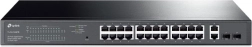 Gigabitni pametni PoE+ stikalo 24× PoE+, 2× RJ45 uplink in 2× SFP – TP-Link