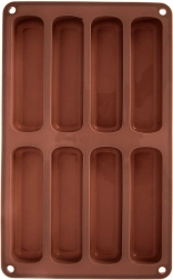 Silikonski pekač za piškote rjav 28 × 17 × 2 cm