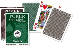 Plastične karte za POKER in BRIDGE – francoski tip