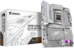 AORUS X870 A ELITE ICE Wi‑Fi 7 ATX osnovna plošča za AMD Ryzen (AM5, DDR5, USB4, HDMI)