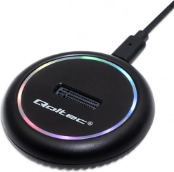 Priklopna postaja za SSD M.2 NVMe/SATA z USB‑C in RGB osvetlitvijo 2TB