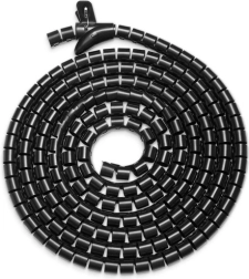Elastični organizator za kable 5 m črna
