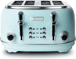 Toster Heritage turkizen štirirežni iz nerjavnega jekla