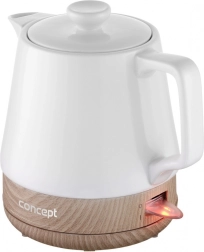 Keramični grelnik vode 1,0 l bel