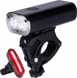 maltrack kolesarska luč exonum 5000 2v1 sprednja + zadnja