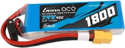 LiPo baterija Gens Ace 1800mAh 7,4V 45C s konektorjem XT60