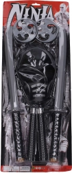 Ninja set: maska in pet orožij za otroke