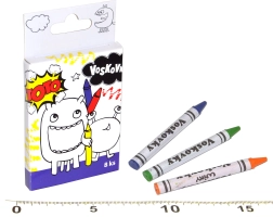 Vosekaste barvice 8 kos