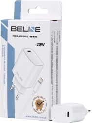 omrežni polnilnik 20 W usb‑c s kablom lightning beline
