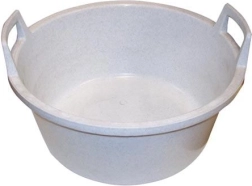 Plastic basin 56 cm with handles, granite