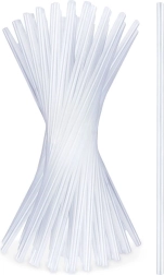 Prozorne slamice 22 cm, 50 kos