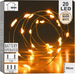 Božične LED lučke na žički 20 LED 95 cm