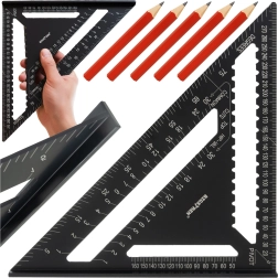Aluminum carpenter’s square 30 × 30 cm Bigstren