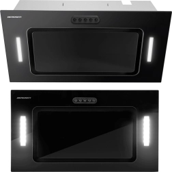 Vgradna podomarna kuhinjska napa 52 cm črna Berdsen BE-52A z LED osvetlitvijo