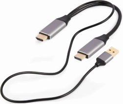 Adapter HDMI na DisplayPort 4K 60Hz z napajanjem USB-A