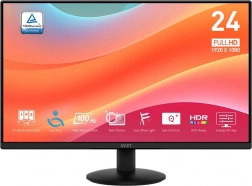 Monitor 23,8 palca MSI PRO MP242L LED FHD Raven 100Hz črn