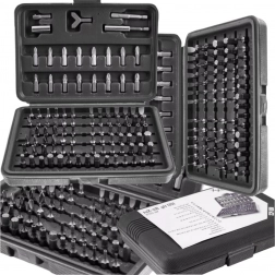 Komplet nastavkov 100 kos s etui – TORX, imbus, tri-wing, spanner