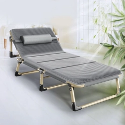 Zložljiva potovalna postelja BUSINESS, siva