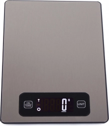 Elektronska kuhinjska tehtnica z LCD-zaslonom in na dotik občutljivim upravljanjem