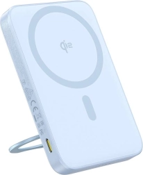Power banka Baseus s stojalom PicoGo Qi2 5000 mAh 20 W modra