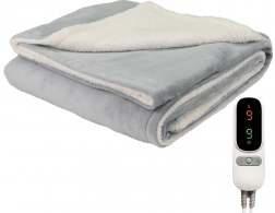 Električna grelna odeja CozyHeat 160 W, siva