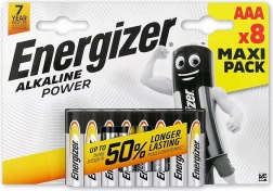 Alkalne baterije AAA Energizer Alkaline Power, blister 8 kos