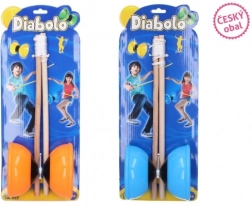 Velik komplet Diabolo Plastika/Les za otroke