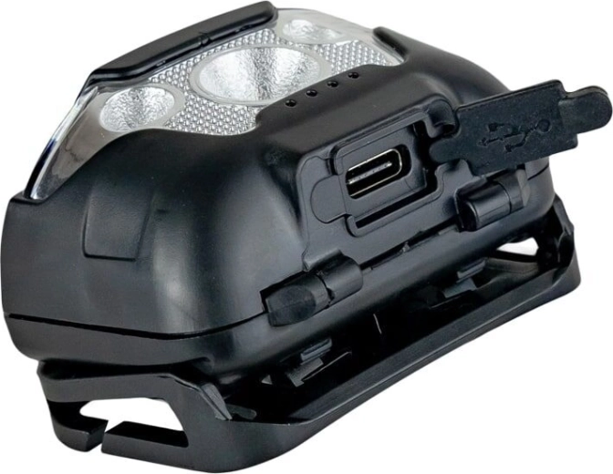 Polnjenje prek USB‑C in jasen prikaz stanja baterije