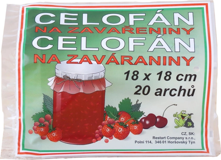 Celofanasti listi za vlaganje 18 × 18 cm (20 kos)