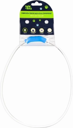 Svetleča LED USB ovratnica za psa in mačko