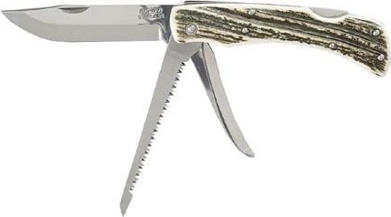 Mikov Hubert zložljiv lovski nož z rogovjem, 3 funkcije