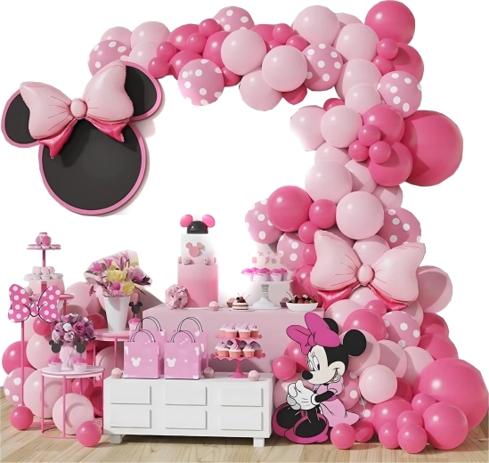 Balonska girlanda Minnie – set 111 kos