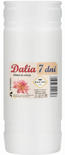 Set 10 parafinskih vložkov Dalia 19 cm (168 h)