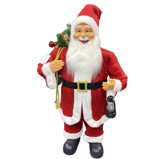 Standing Red Saint Nicholas 90 cm