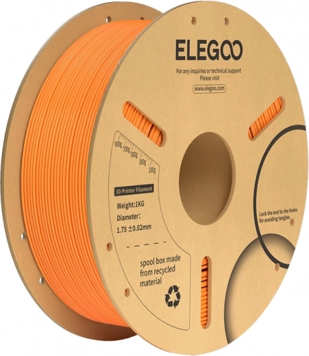 Oranžni 3D tiskalni filament ELEGOO PLA+