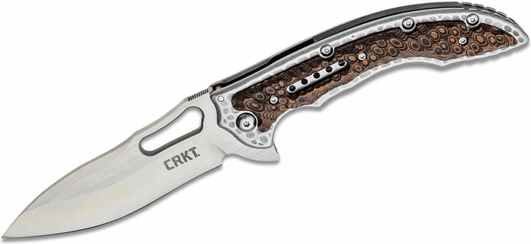 CRKT Fossil Brown žepni nož 10 cm