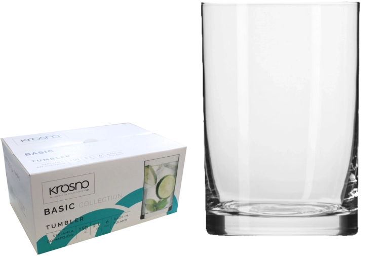 Set kozarcev Krosno Basic 150 ml (6 kosov)