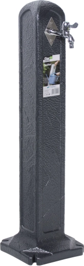 Vrtni vodni steber antracit 90 cm s enoročno pipo