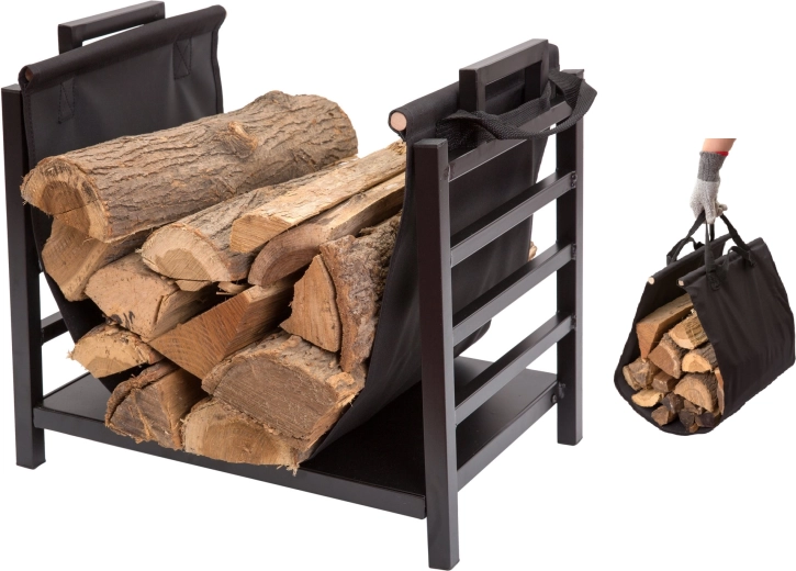 Odstranljiv nosilec za hitro prenašanje drv