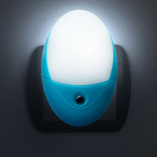 Phenom LED Night Light with Light Sensor, Blue