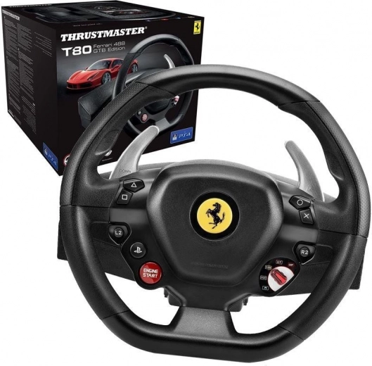 Dirkalni volan Ferrari 488 GTB Edition s pedali za PC in PS4