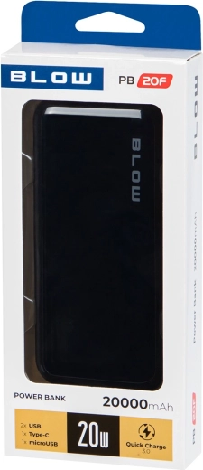 Hitro polnjenje PD 20 W in QC 3.0