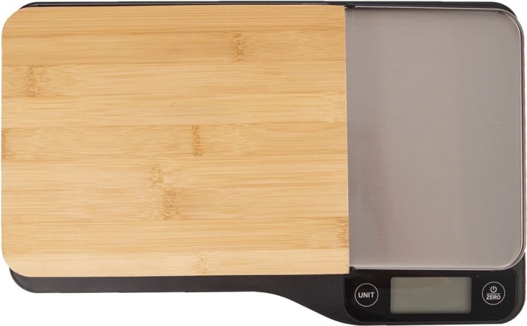 Electronic kitchen scale with bamboo board Orion