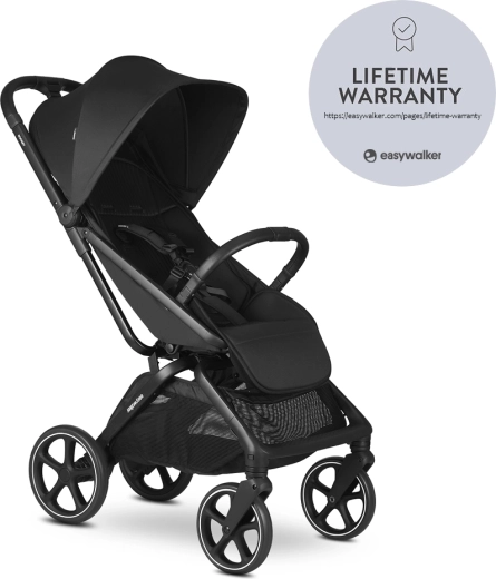 Easywalker Rockey L športni voziček Pure Black