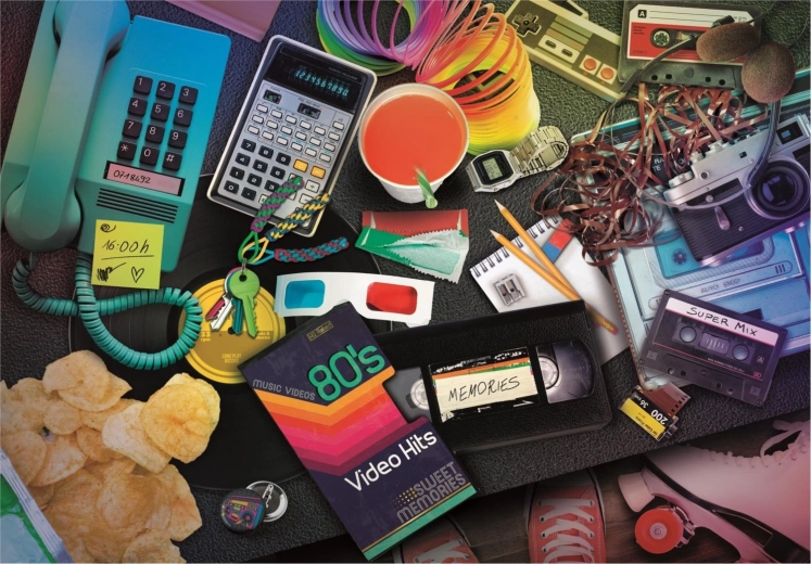 Sestavljanka 1000 kosov visoke kakovosti, 80. nostalgija