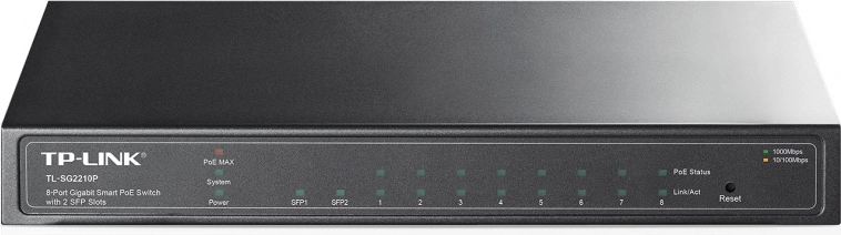 Pametno stikalo TP-LINK TL-SG2210P z 8 PoE vrati