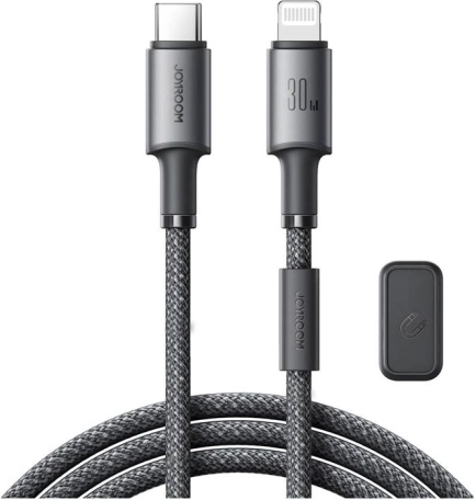 Joyroom kabel USB‑C na Lightning 30 W, 1,2 m, siv